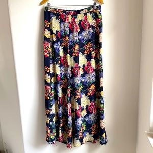 Haute Hippie Flower Print Flowy Pants Size 8